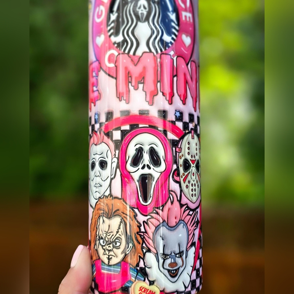 Valentines starbucks x horror 20oz Tumbler